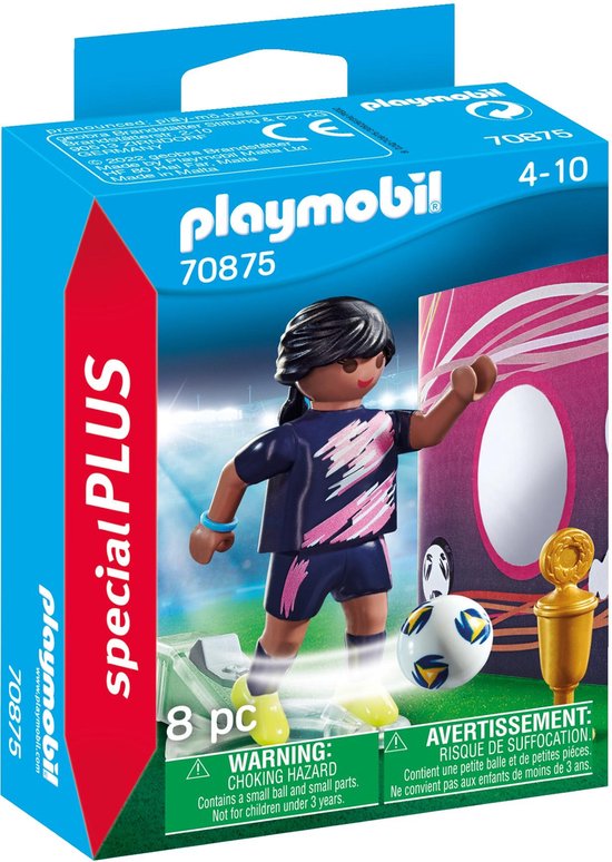 PLAYMOBIL Special Plus Voetbalster met doelmuur - 70875