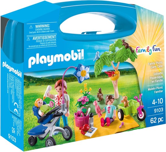 PLAYMOBIL Koffertje Familie picknick - 9103