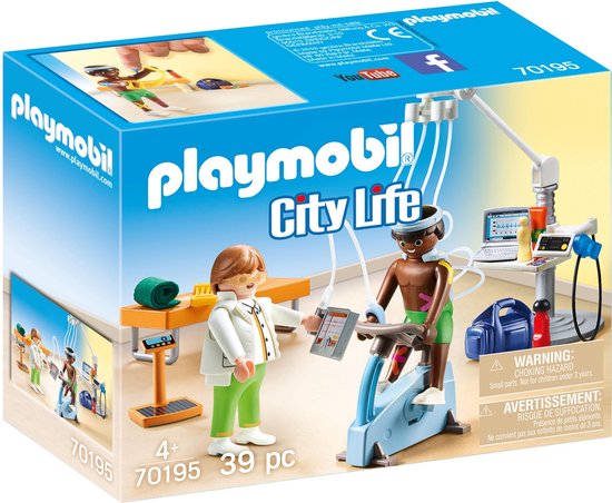 PLAYMOBIL City Life Praktijk fysiotherapeut - 70195