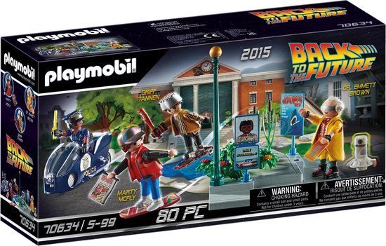 PLAYMOBIL Back to the Future deel II Hoverboard achtervolging - 70634