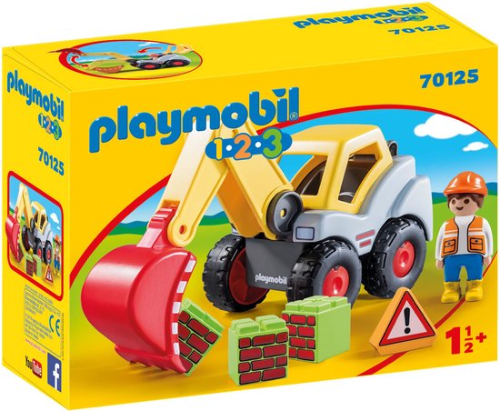 PLAYMOBIL 1.2.3 Graaflader - 70125