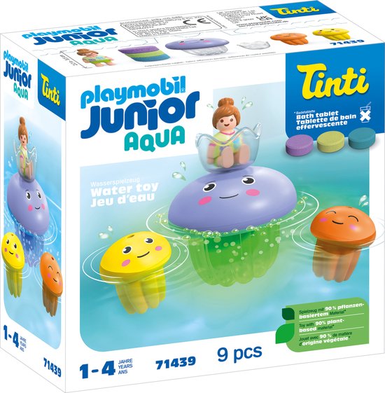 PLAYMOBIL Junior & Tinti: Kleurrijke kwallenfamilie - 71439