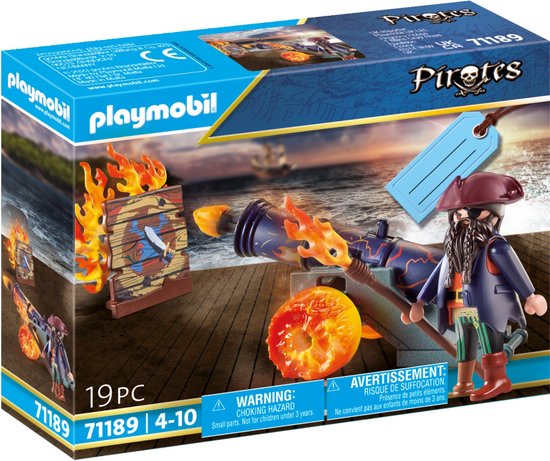 PLAYMOBIL Giftset piraat met kanon - 71189