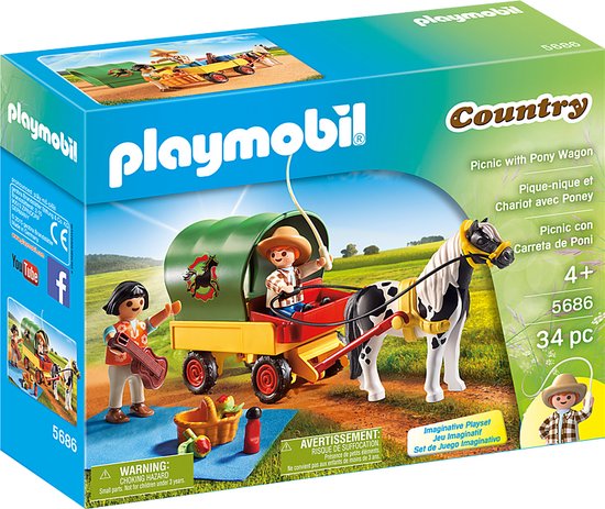 Playmobil Country Picnic with Pony Wagon