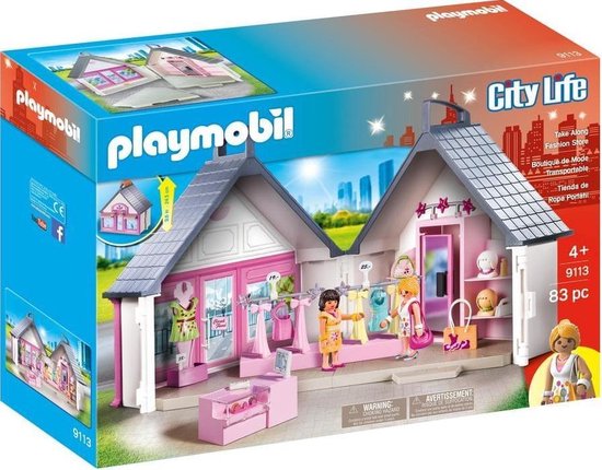 PLAYMOBIL City Life  Modeboutique Kledingwinkel - 9113