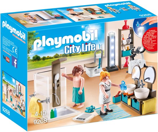 PLAYMOBIL City Life Badkamer met douche - 9268