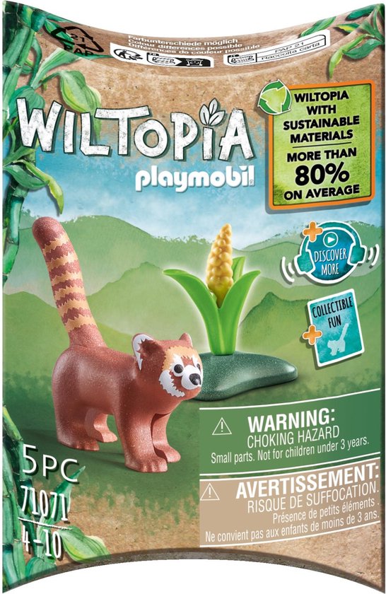 PLAYMOBIL Wiltopia Rode panda - 71071