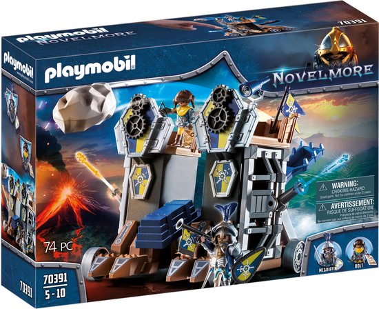 PLAYMOBIL Novelmore mobiel katapultfort - 70391