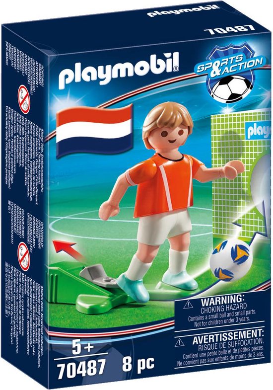 PLAYMOBIL Sports & Action Voetbalspeler Nederland - 70487