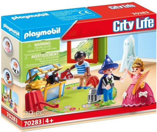 PLAYMOBIL City Life Kinderen met verkleedkoffer - 70283