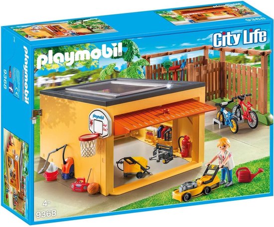 PLAYMOBIL Garage met fietsenstalling - P-9368