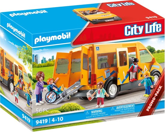 PLAYMOBIL City Life Schoolbus - 9419