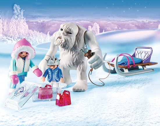 PLAYMOBIL  Yeti met slee - 9473