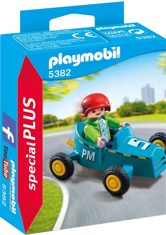 PLAYMOBIL  Jongen met cart - 5382