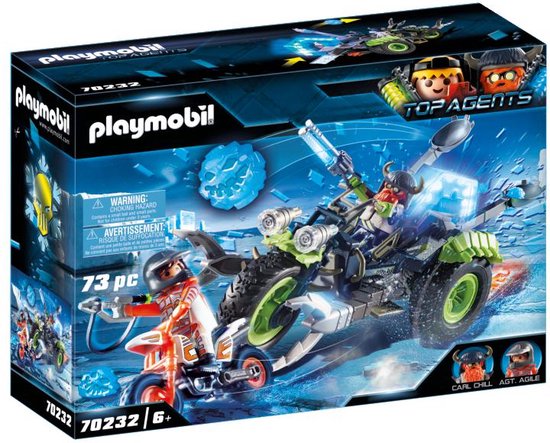 PLAYMOBIL Top Agents Arctic Rebels sneeuwtrike - 70232