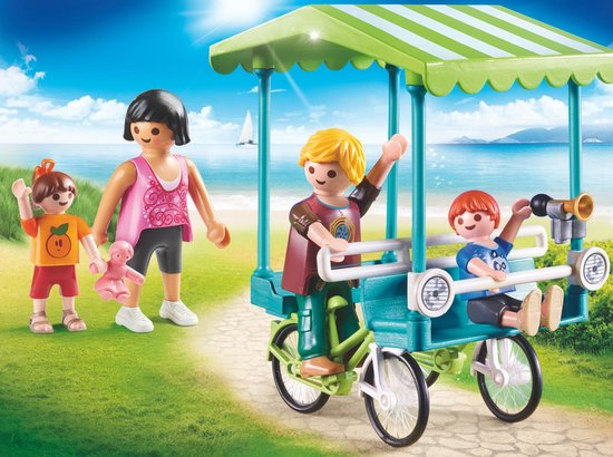 PLAYMOBIL  Familiefiets - 70093