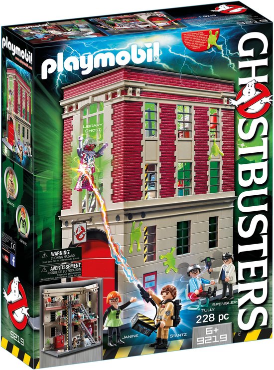 PLAYMOBIL Ghostbusters™ Brandweerkazerne  - 9219