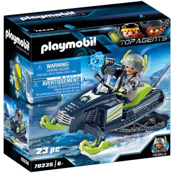 PLAYMOBIL Top Agents Arctic Rebels sneeuwscooter - 70235