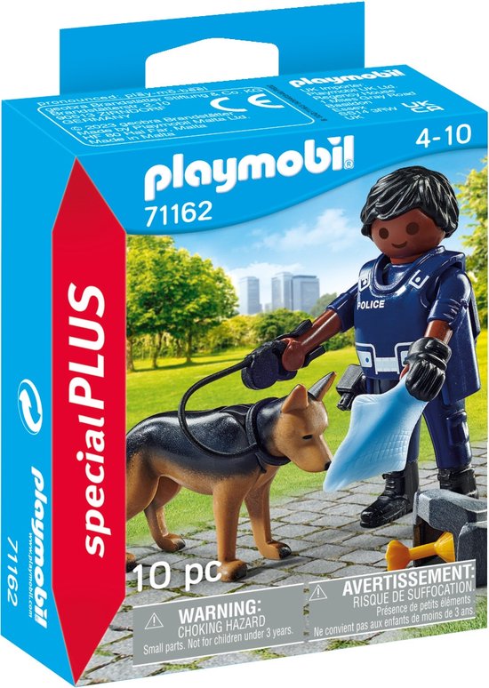 PLAYMOBIL Special Plus Politieagent met speurhond - 71162