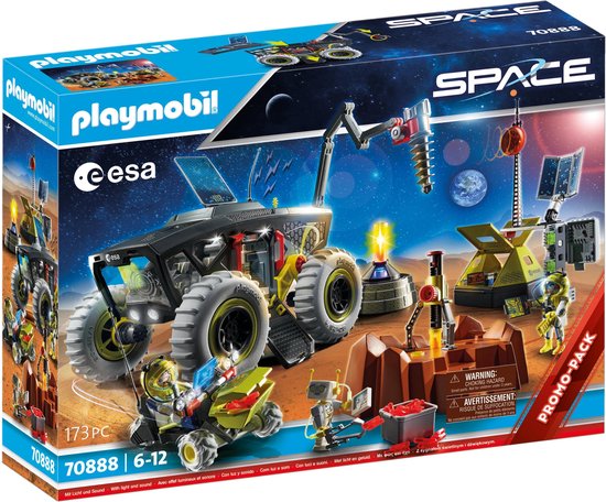 PLAYMOBIL Space Mars Expeditie met voertuigen - 172-delig - 70888