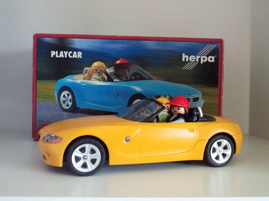 Herpa Playmobil Playcar BMW Z4 Geel