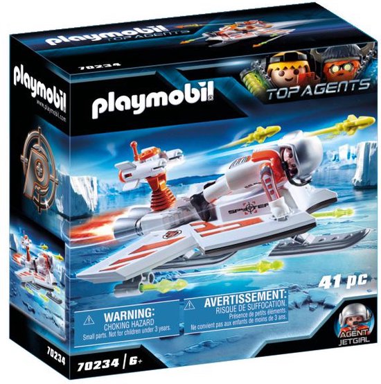 PLAYMOBIL Top Agents Spy Team piloot - 70234