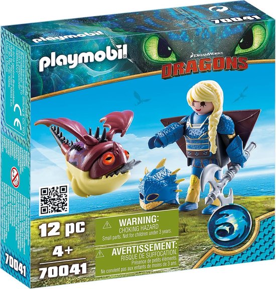 PLAYMOBIL Astrid in vliegpak en Schrokop - 70041