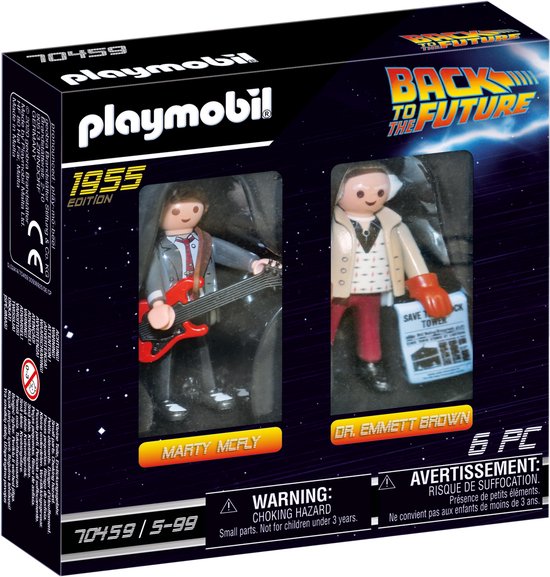 PLAYMOBIL Back To The Future DuoPack Marty McFly & Dr. Emmet Brown - 70459