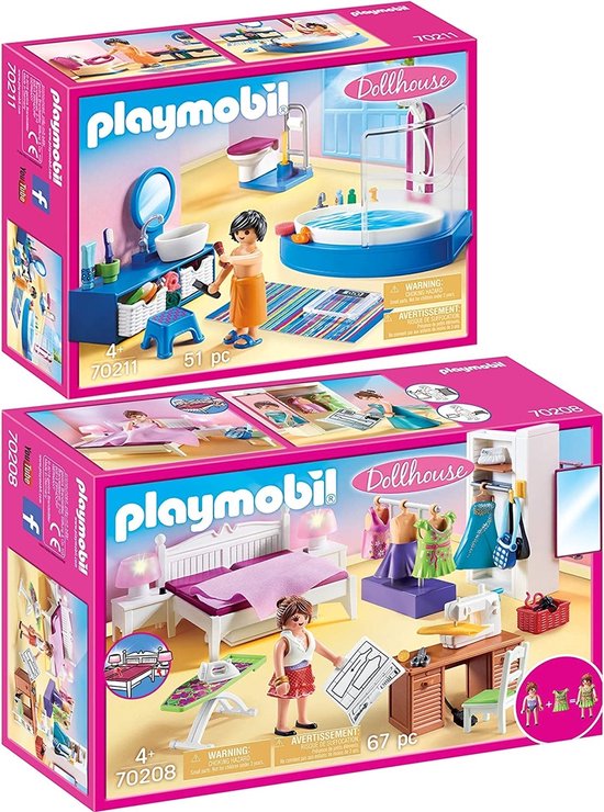 Dollhouse Set van 2 onderdelen 70208 + 70211