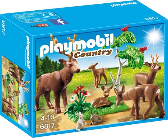 Playmobil Hertenfamilie met kalfje - 6817