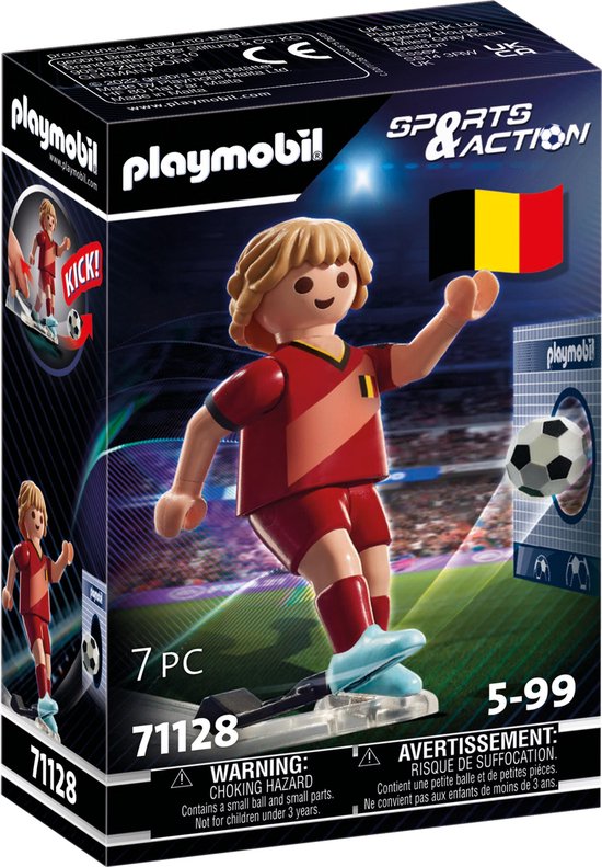 PLAYMOBIL Sports & Action Voetballer België - 71128