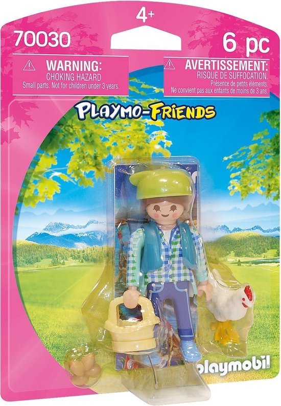 PLAYMOBIL Boerin met Kip - 70030