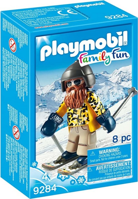 PLAYMOBIL Skiër op snowblades  - 9284