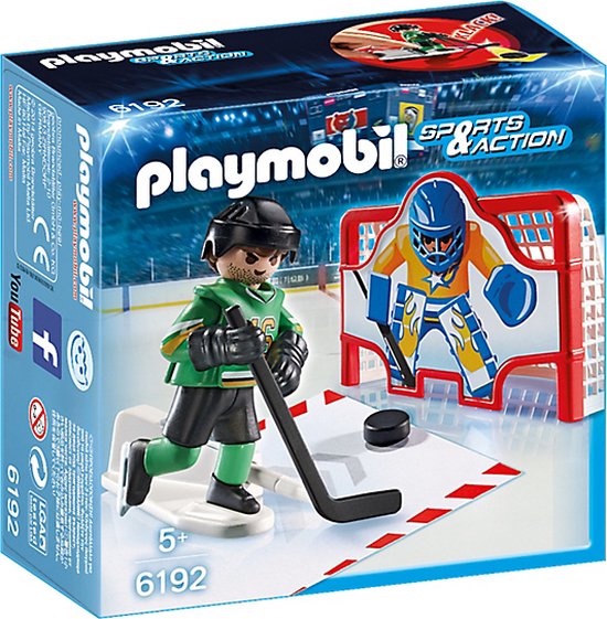 Playmobil Ijshockey doelschieten - 6192