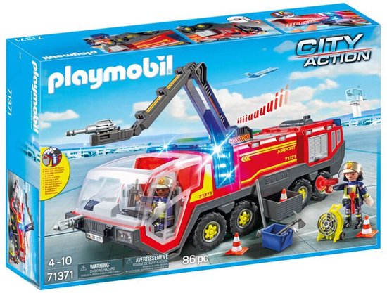 PLAYMOBIL® Brandweerwagen luchthaven - P-71371