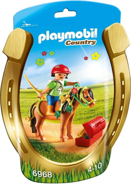 Playmobil Pony om te versieren "Bloem" - 6968