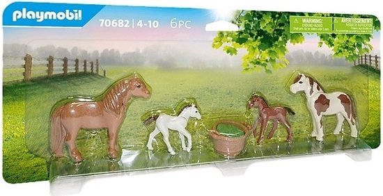 PLAYMOBIL Country Pony's met veulens - 70682