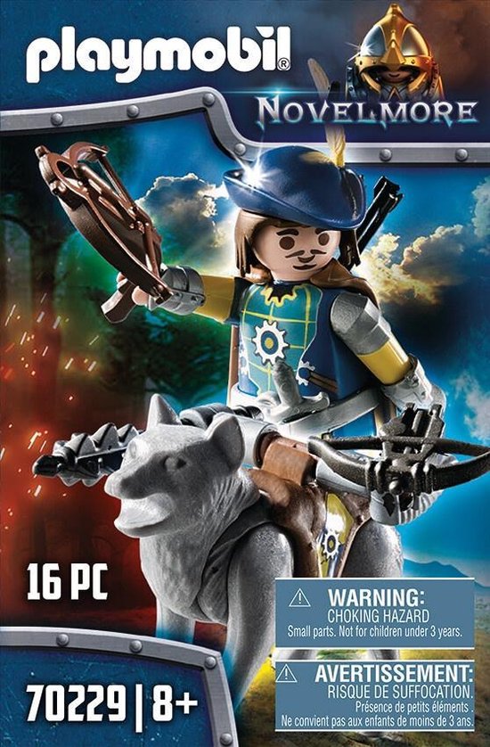 PLAYMOBIL Novelmore boogschutter met wolf - 70229