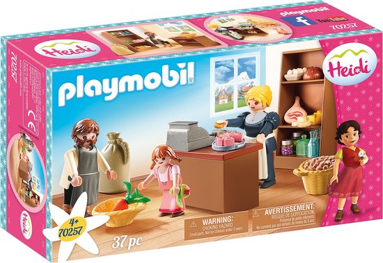 PLAYMOBIL Heidi Buurtwinkel van de Kellers - 70257