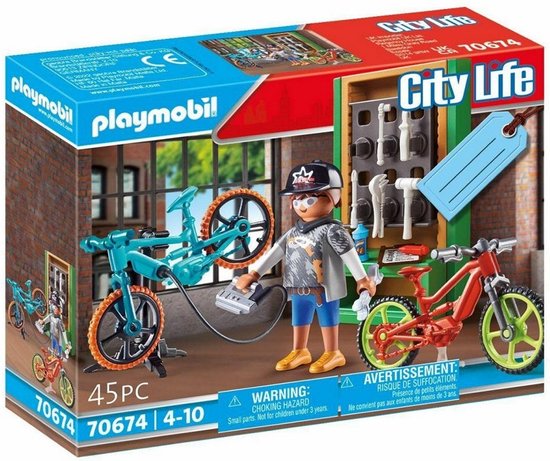 Playmobil 70674 Gift Set E-Bike Werkplaats