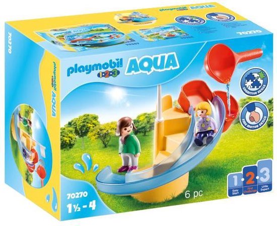 PLAYMOBIL 1.2.3. Aqua Waterglijbaan - 70270