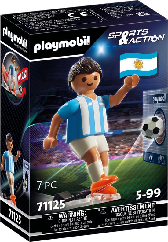 PLAYMOBIL Sports & Action Voetballer Argentinië - 71125