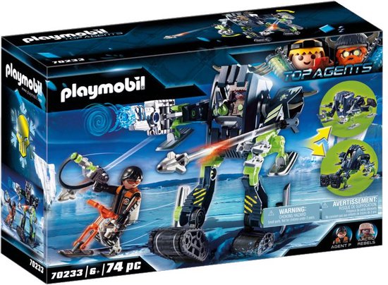 PLAYMOBIL Top Agents Arctic Rebels sneeuwrobot - 70233