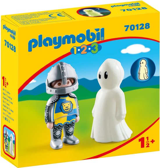 PLAYMOBIL 123 Ridder en spook - 70128