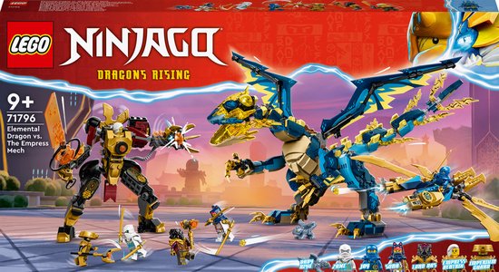 LEGO NINJAGO Elementdraak vs. de Mecha van de Keizerin Set - 71796