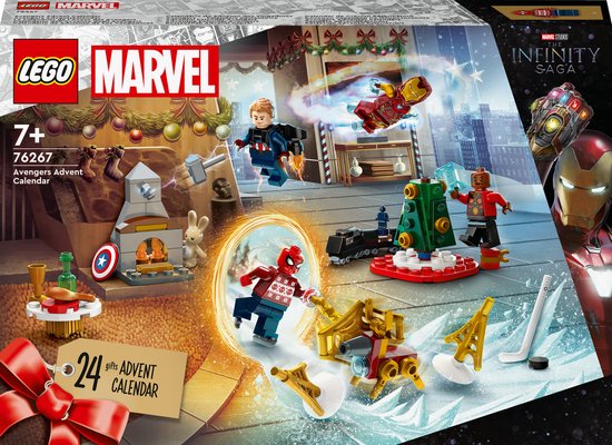 LEGO Marvel Avengers Adventskalender 2023 met 24 Cadeautjes - 76267