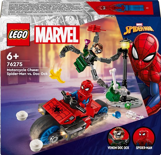 LEGO Marvel Motorachtervolging: Spider-Man vs. Doc Ock - 76275