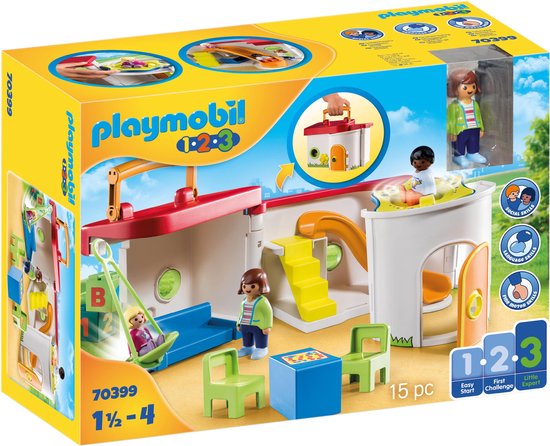 PLAYMOBIL 1.2.3 Mijn meeneem kinderdagverblijf - 70399