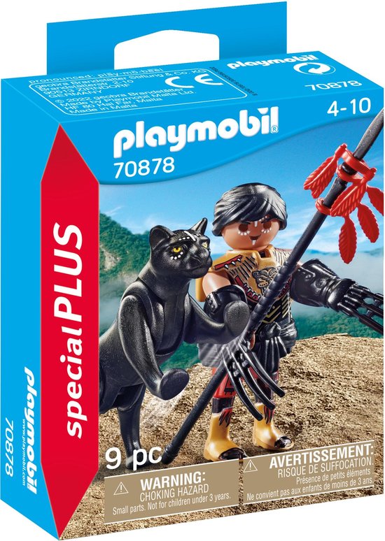 PLAYMOBIL Special Plus Krijger met panter - 70878