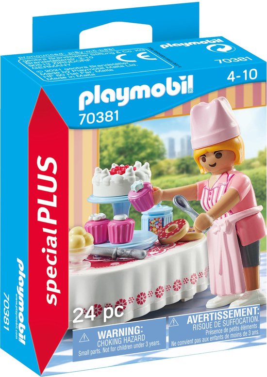 PLAYMOBIL Special Plus - Banketbakker Met Toetjes - 70381